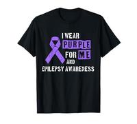 I Wear Purple For Me And Epilepsy Awareness Day Epileptic T-Shirt