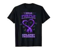 I Wear Purple For My Granddaughter Epilepsy Awareness T-Shirt