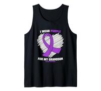 I Wear Purple for My Grandson Epilepsy Awareness Tank Top