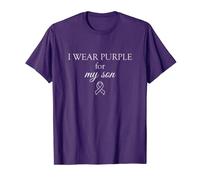 I Wear Purple for My Son Epilepsy Awareness Day T-Shirt