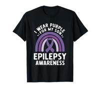 I Wear Purple For My Son Epilepsy Awareness T-Shirt