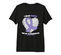 I Wear Purple for My Stepdaughter Sarcoidosis Awareness Premium T-Shirt