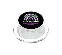 I Wear Purple Green For Son Hospice Palliative Care PopSockets PopGrip for MagSafe