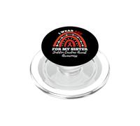 I Wear Red For My Sister Sudden Cardiac Arrest PopSockets PopGrip for MagSafe