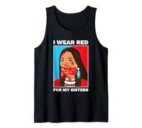 I Wear Red for My Sisters Native American Pride Gift Tank Top
