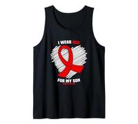 I Wear Red for My Son Stroke Awareness Tank Top