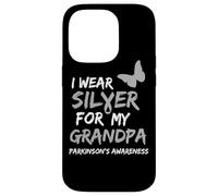 I WEAR SILVER FOR MY GRANDPA PARKINSON'S DISEASE AWARENESS Case for iPhone 14 Pro