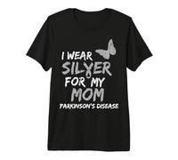 I WEAR Silver for My MOM Parkinson's Disease Awareness Premium T-Shirt