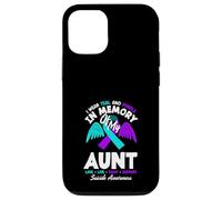 I Wear Teal And Purple In Memory Of My Aunt Case for iPhone 12/12 Pro
