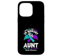 I Wear Teal And Purple In Memory Of My Aunt Case for iPhone 14 Pro Max