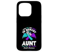 I Wear Teal And Purple In Memory Of My Aunt Case for iPhone 15 Pro