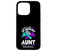 I Wear Teal And Purple In Memory Of My Aunt Case for iPhone 15 Pro Max