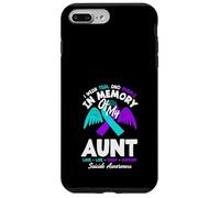 I Wear Teal And Purple In Memory Of My Aunt Case for iPhone 7 Plus/8 Plus