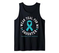 I Wear Teal For My Daughter Interstitial Cystitis Warrior Tank Top