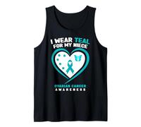 I Wear Teal for My Niece Ovarian Cancer Awareness Tank Top