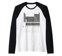 I Wear This Periodically Chemistry Pun Science Education Raglan Baseball Tee