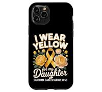 I Wear Yellow For My Daughter Sarcoma Cancer Awareness Case for iPhone 11 Pro