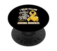 I Wear Yellow For Someone Who Means Everything To Me PopSockets Adhesive PopGrip