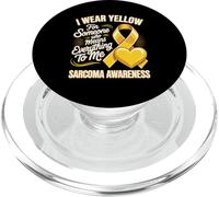 I Wear Yellow For Someone Who Means Everything To Me PopSockets PopGrip for MagSafe