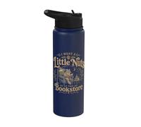I Went A Little Nuts At The Bookstore Funny Squirrel Stainless Steel Insulated Water Bottle