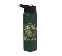 I Went A Little Nuts At The Bookstore Funny Squirrel Stainless Steel Insulated Water Bottle