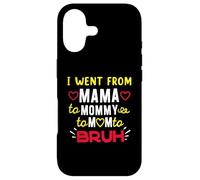 I Went From Mama To Mommy To Mom To BRUH Funny Motherhood Case for iPhone 17