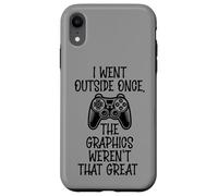 I Went Outside - Funny Gamer Case for iPhone XR