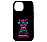 I Went Outside Gamer Dad Fathers Day Video Gaming Son Case for iPhone 15
