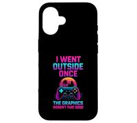 I Went Outside Gamer Dad Fathers Day Video Gaming Son Case for iPhone 16