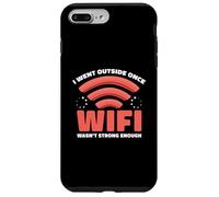 I Went Outside Once WiFi Wasn't Strong Enough Humor Case for iPhone 7 Plus/8 Plus