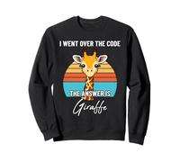 I Went Over The Code Answer is Giraffe Cute Game Programmer Sweatshirt