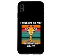 I Went Over The Code Answer is Giraffe Game Programmer Case for iPhone XS Max