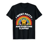 I Went Potty and Everyone Clapped Funny Toddler T-Shirt