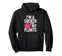 I Wet My Plants Funny Succulent Lover Gardener Pullover Hoodie