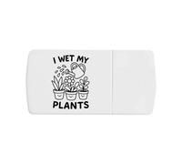 'I Wet My Plants' Pill Box with Tablet Splitter (PI00035234)