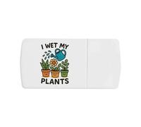 'I Wet My Plants' Pill Box with Tablet Splitter (PI00035235)