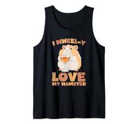 I Wheel-y Love My Hamster Funny Pet Rodent Owner Tank Top