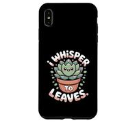 I Whisper To Leaves Funny Succulent Case for iPhone XS Max