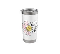 I Will Always Be Your Biggest Fan Softball Player Sport Game Stainless Steel Insulated Tumbler