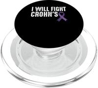 I Will Fight Crohn's Disease PopSockets PopGrip for MagSafe