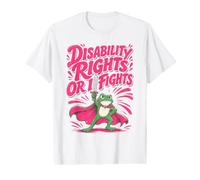 I Will Fight Until Disability Rights Funny Frog Meme Value Graphic T-Shirt