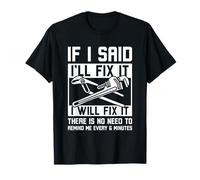 I Will Fix It Plumber Plumbing Pipe Fitter T-Shirt