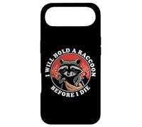 I Will Hold A Raccoon Before I Die Funny Retro Animal Quote Case for iPhone Air