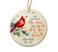 I Will Hold You In My Heart Christmas Decorations Decorative Christmas Tree Hanging Ornament Funny Xmas Pendant For Home Decor Keepsake Wedding