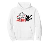 I Will Love You Till The Cows Come Home Funny Valentines Day Pullover Hoodie