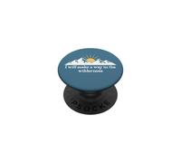 I Will Make a Way in the Wilderness Bible Verse Isaiah 43:19 PopSockets Adhesive PopGrip