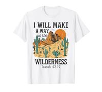 I Will Make a Way in The Wilderness - Isaiah 43:19 Retro T-Shirt