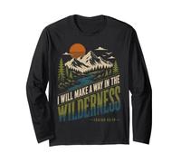 I Will Make A Way in The Wilderness Isaiah 43 Christian Long Sleeve T-Shirt