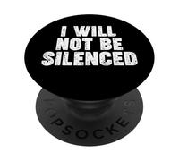 I WILL NOT BE SILENCED PopSockets Adhesive PopGrip