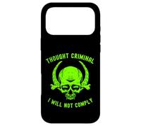 I Will Not Comply Skull Free Speech Thought Criminal Case for iPhone 17 Pro Max
